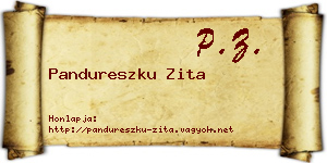Pandureszku Zita névjegykártya
